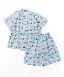 Ribbon hakka kid's（リボンハッカキッズ）の「濱文様甚平（浴衣）」