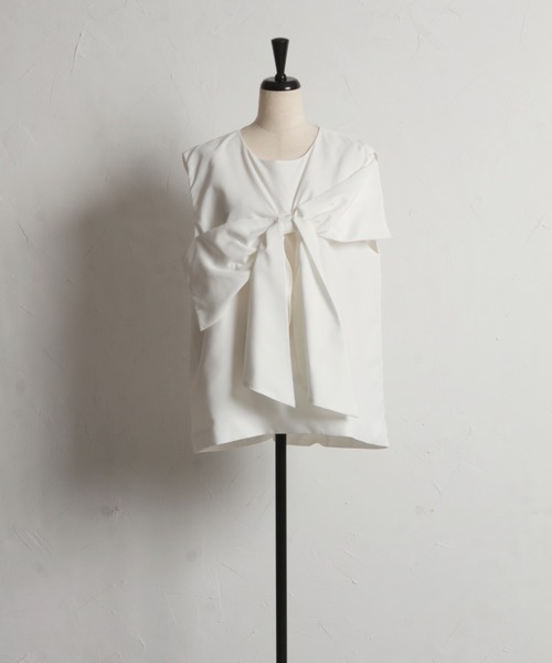 ZOZO限定】フロントビッグリボンブラウス（シャツ/ブラウス