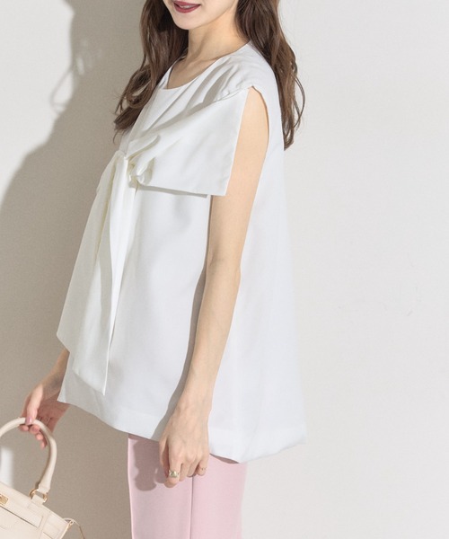 ZOZO限定】フロントビッグリボンブラウス（シャツ/ブラウス