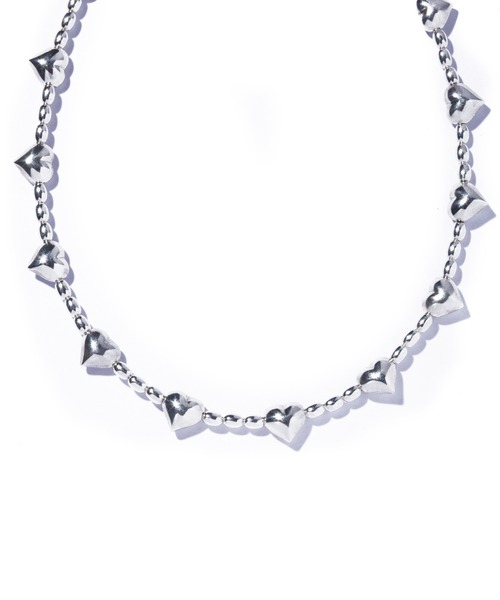 quip queint(クイップクエイント)の「【quip queint】chunky heart necklace/チャンキー ハート ネックレス(ネックレス・レディース・シルバー・FREE)」の2枚目の写真