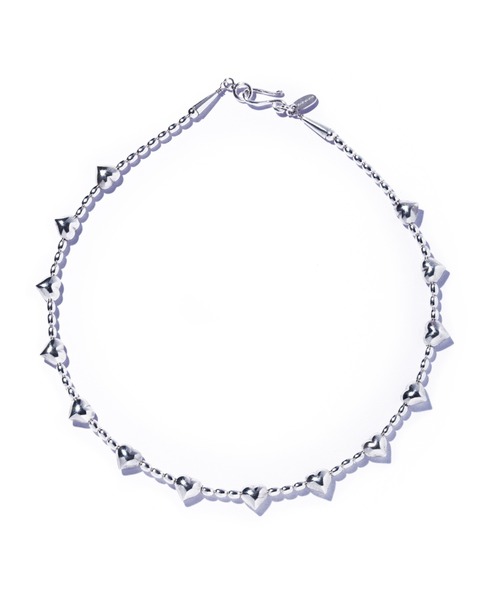 quip queint(クイップクエイント)の「【quip queint】chunky heart necklace/チャンキー ハート ネックレス(ネックレス・レディース・シルバー・FREE)」の3枚目の写真