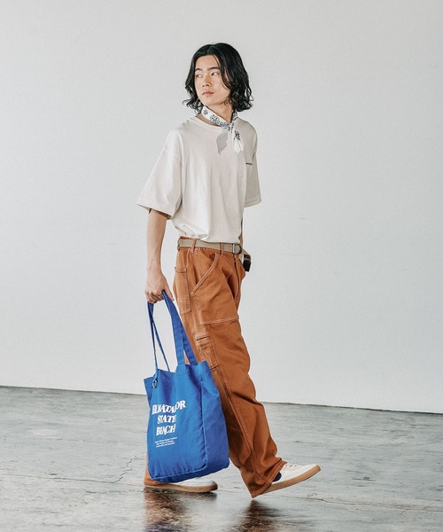 BAYFLOW(ベイフロー)の「FRUITS半袖Tシャツ(Tシャツ/カットソー・メンズ・オフホワイト/チャコールグレー/ブラウン/ピンク・MEDIUM/LARGE)」の6枚目の写真