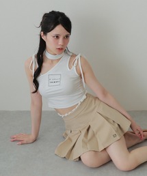 M DOLLY(Gh[)*M DOLLY original* choker neck logo tops/`[J[lbNSgbvX(^Ngbv)