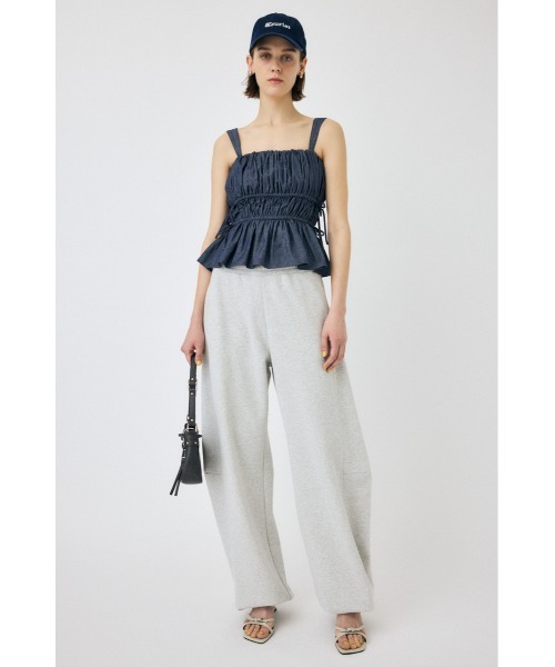 moussy CURVE LINE スウェットパンツ　グレー1 MOUSSY | CURVE LINE スウェットパンツ (パンツ ) |SHEL'TTER