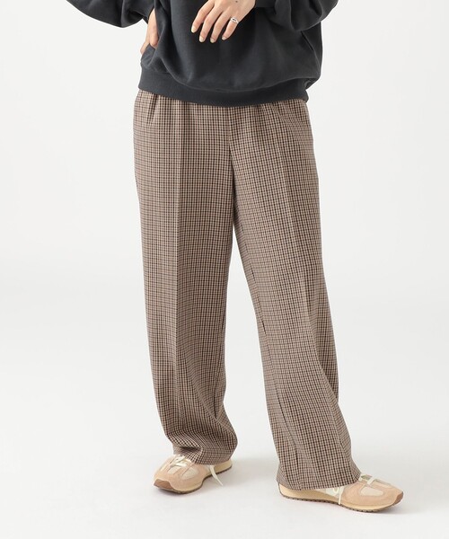B:MING by BEAMS（ビーミングバイビームス）の「チェック パンツ（S～M）（その他パンツ・レディース・チャコールグレー/ブラウン系その他・MEDIUM/SMALL）」の2枚目の写真