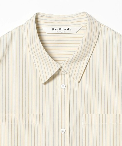ストライプ クロップド シャツ（シャツ/ブラウス）｜Ray BEAMS（レイ