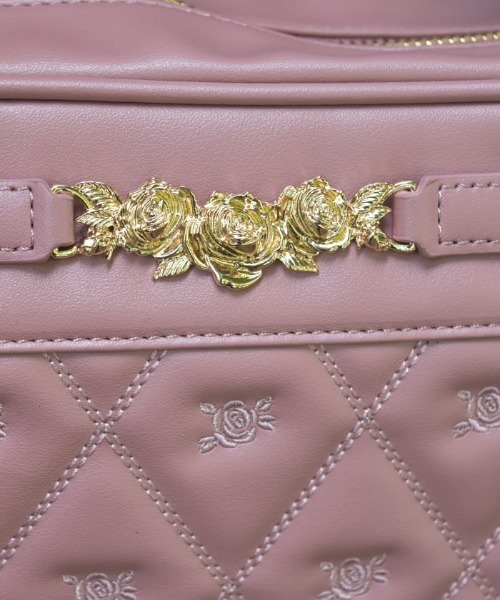axes femme（アクシーズファム）の「薔薇金具使いキルトショルダー（ショルダーバッグ・レディース・ピンク/グレイッシュベージュ/ブラック・FREE）」の8枚目の写真