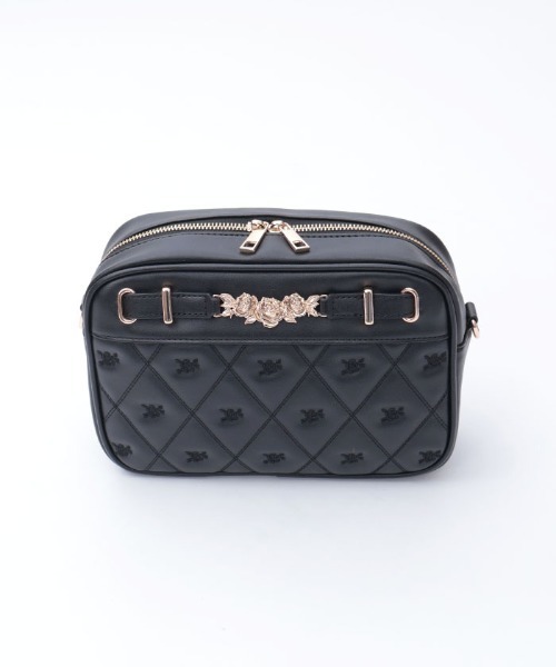 axes femme（アクシーズファム）の「薔薇金具使いキルトショルダー（ショルダーバッグ・レディース・ピンク/グレイッシュベージュ/ブラック・FREE）」の17枚目の写真