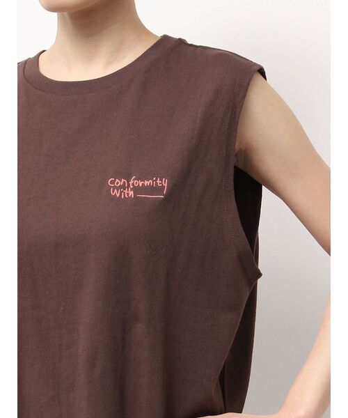 Ungrid(アングリッド)の「カラーエンブロイダリータンクトップ(タンクトップ・レディース・オフホワイト/ブラウン/イエロー/パープル・FREE)」の13枚目の写真