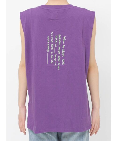 Ungrid(アングリッド)の「カラーエンブロイダリータンクトップ(タンクトップ・レディース・オフホワイト/ブラウン/イエロー/パープル・FREE)」の9枚目の写真