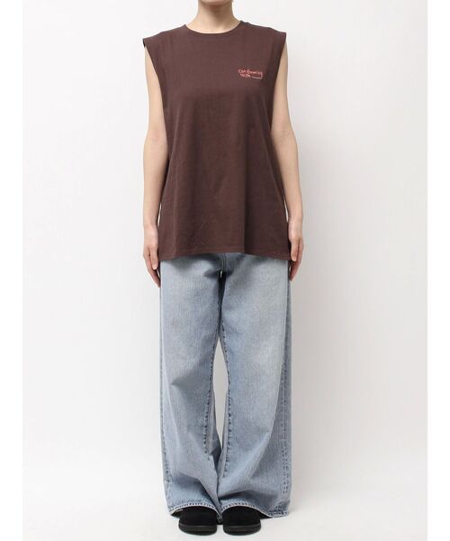 Ungrid(アングリッド)の「カラーエンブロイダリータンクトップ(タンクトップ・レディース・オフホワイト/ブラウン/イエロー/パープル・FREE)」の8枚目の写真