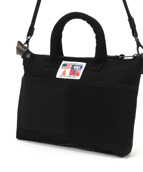 AVIREX(アヴィレックス)の「MINI HELMET BAG 'TOP GUN' / ミニヘルメットバッグ トップガン(トートバッグ・レディース・ブラック/オリーブ系・F)」の16枚目の写真