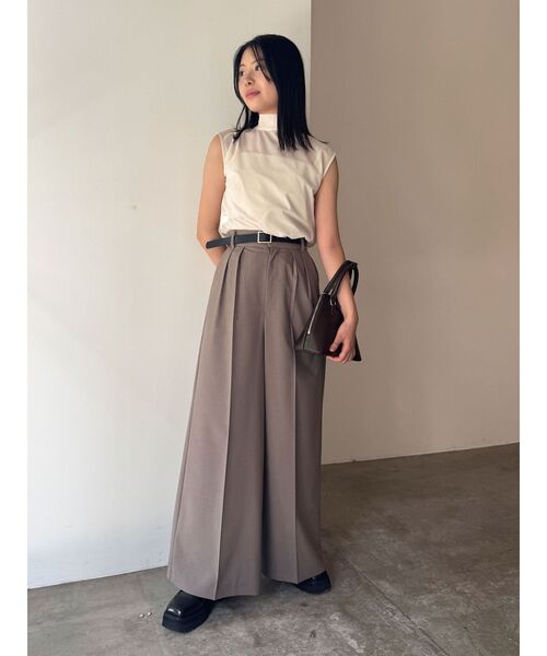 LAGUNAMOON（ラグナムーン）の「2WAYメッシュボウタイブラウス（シャツ/ブラウス・レディース・ブラック/アイボリー・FREE）」の22枚目の写真