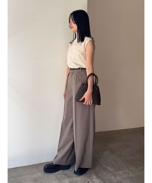 LAGUNAMOON（ラグナムーン）の「2WAYメッシュボウタイブラウス（シャツ/ブラウス・レディース・ブラック/アイボリー・FREE）」の21枚目の写真