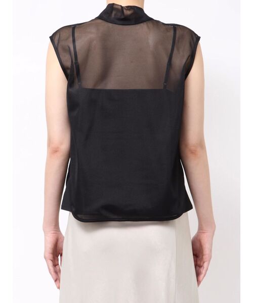 LAGUNAMOON（ラグナムーン）の「2WAYメッシュボウタイブラウス（シャツ/ブラウス・レディース・ブラック/アイボリー・FREE）」の14枚目の写真