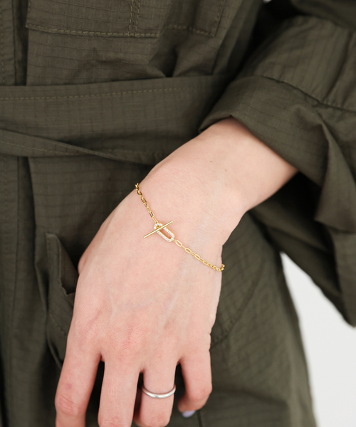 SHASHI シャシ CHAINSAW STRETCH BRACELETブレスレット ゴールド SHASHI シャシ CHAINSAW STRETCH BRACELETブレスレット ゴールド