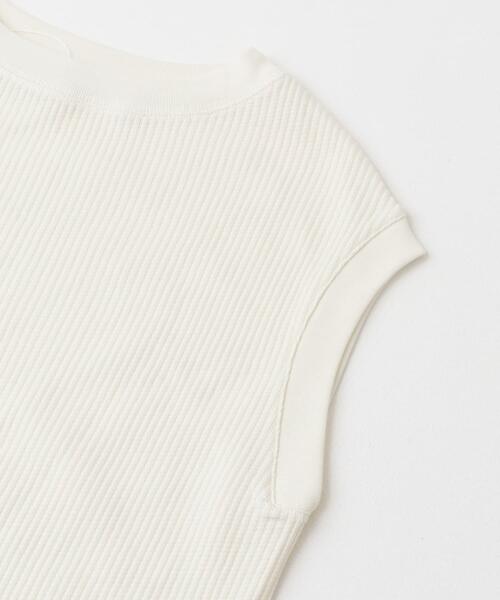 FORK&SPOON（フォークアンドスプーン）の「FORK&SPOON　変形ワッフルノースリーブプルオーバー（Tシャツ/カットソー・レディース・ホワイト系その他/グレー/アイボリー/イエロー系その他・1）」の14枚目の写真