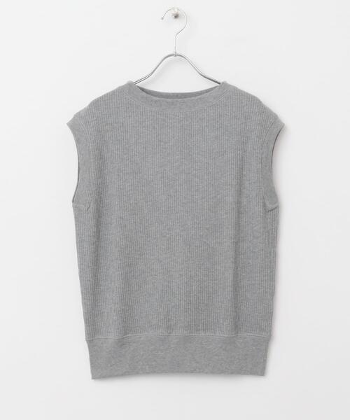 FORK&SPOON（フォークアンドスプーン）の「FORK&SPOON　変形ワッフルノースリーブプルオーバー（Tシャツ/カットソー・レディース・ホワイト系その他/グレー/アイボリー/イエロー系その他・1）」の21枚目の写真