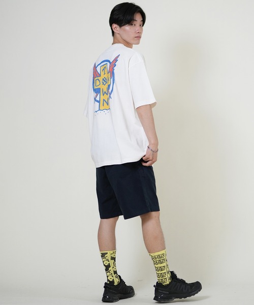 DOGTOWN(ドッグタウン)の「DOGTOWN/ドッグタウン バックプリントTシャツ 253DT1ST005(Tシャツ/カットソー・メンズ・アイボリー/ブラック・M/L/XL)」の8枚目の写真
