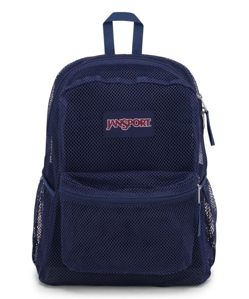 JANSPORT(ジャンスポーツ)の「JANSPORT ECO MESH PACK(ジャンスポーツ エコメッシュパック)(バックパック/リュック・メンズ・ネイビー/レッド系・FREE)」の3枚目の写真