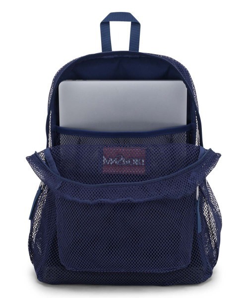 JANSPORT(ジャンスポーツ)の「JANSPORT ECO MESH PACK(ジャンスポーツ エコメッシュパック)(バックパック/リュック・メンズ・ネイビー/レッド系・FREE)」の6枚目の写真