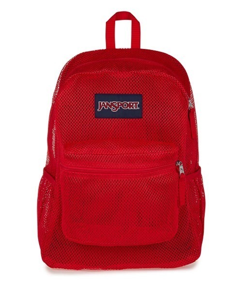 JANSPORT(ジャンスポーツ)の「JANSPORT ECO MESH PACK(ジャンスポーツ エコメッシュパック)(バックパック/リュック・メンズ・ネイビー/レッド系・FREE)」の9枚目の写真