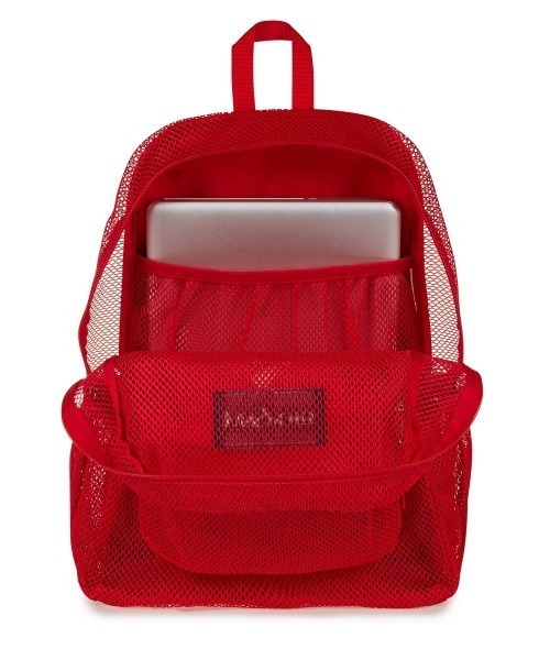 JANSPORT(ジャンスポーツ)の「JANSPORT ECO MESH PACK(ジャンスポーツ エコメッシュパック)(バックパック/リュック・メンズ・ネイビー/レッド系・FREE)」の12枚目の写真