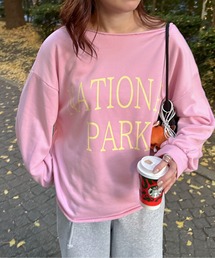 PILIT（ピリット）の「オフショルロゴスウェット（スウェット）」