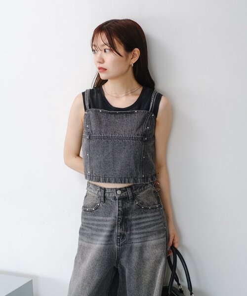【タグ付き】kastane カップ付ワンピ Unevenbicolordress セール】【2サイズ展開/セットアップ/前後2WAY】半袖レース