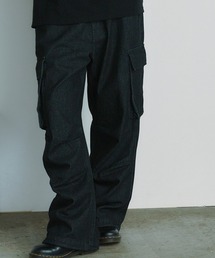 AO2（アオズ）の「デニムケミカルワイドカーゴパンツ（デニムパンツ）」