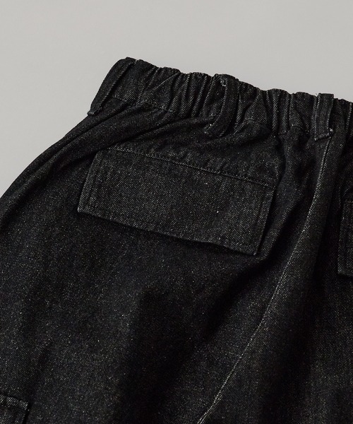 BLANK　（ブランク）の「デニムケミカルワイドカーゴパンツ（デニムパンツ・レディース・ブラック・M/S）」の15枚目の写真