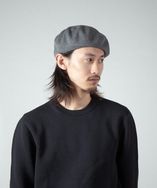 RACAL(ラカル)の「Organic Cotton Thermo Knit Beret / オーガニックコットンサーモニットベレー(ハンチング/ベレー帽・メンズ・ブラック/グレー/ネイビー・LARGE/MEDIUM)」の20枚目の写真