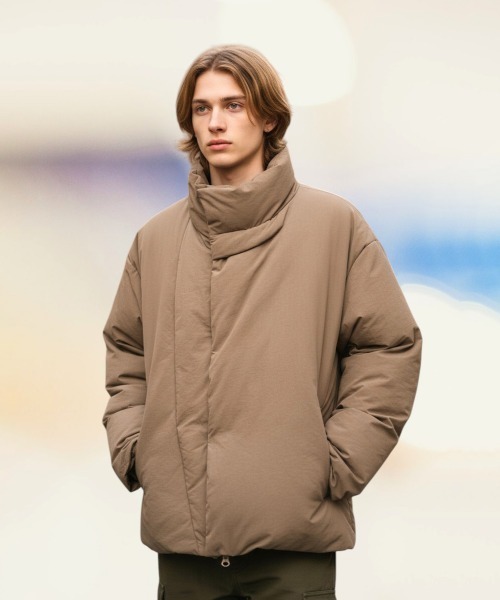 rehacer(レアセル)の「rehacer : Ripstop Slash Down Jacket(ダウンジャケット/コート・メンズ・ブラウン/ブラック・MEDIUM/LARGE/X-LARGE)」の2枚目の写真