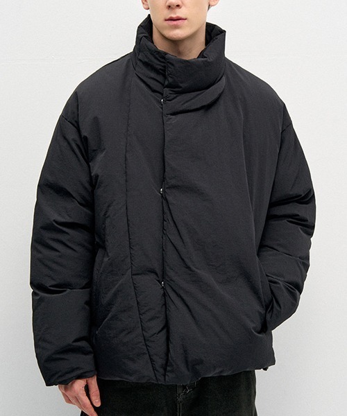 rehacer(レアセル)の「rehacer : Ripstop Slash Down Jacket(ダウンジャケット/コート・メンズ・ブラウン/ブラック・MEDIUM/LARGE/X-LARGE)」の5枚目の写真