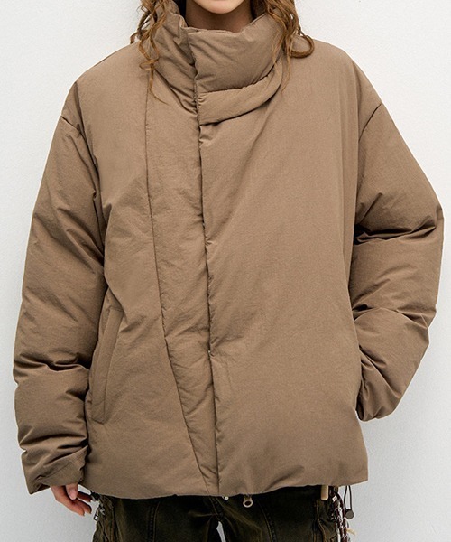 rehacer(レアセル)の「rehacer : Ripstop Slash Down Jacket(ダウンジャケット/コート・メンズ・ブラウン/ブラック・MEDIUM/LARGE/X-LARGE)」の10枚目の写真