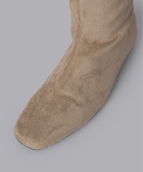 Olu.（オルドット）の「スエードウエスタンブーツ（ブーツ・レディース・ベージュ・39/35/37）」の7枚目の写真