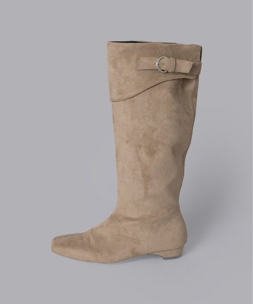 Olu.（オルドット）の「スエードウエスタンブーツ（ブーツ・レディース・ベージュ・39/35/37）」の8枚目の写真