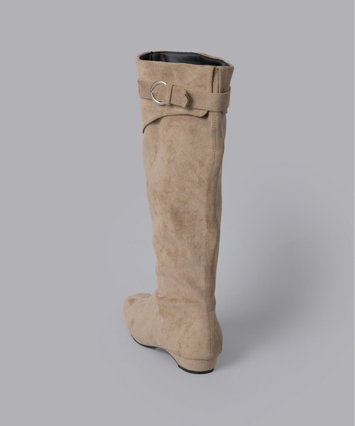 Olu.（オルドット）の「スエードウエスタンブーツ（ブーツ・レディース・ベージュ・39/35/37）」の9枚目の写真