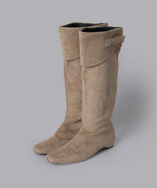 Olu.（オルドット）の「スエードウエスタンブーツ（ブーツ・レディース・ベージュ・39/35/37）」の6枚目の写真