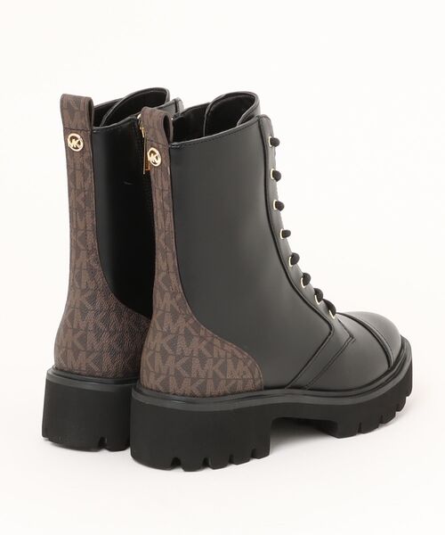 MICHAEL KORS(マイケルコース)の「FLAT WEISS COMBAT BOOTIE ブーティ(ブーツ・レディース・ブラック系その他・5.5/6/6.5/7/7.5/8/8.5/9/5)」の2枚目の写真