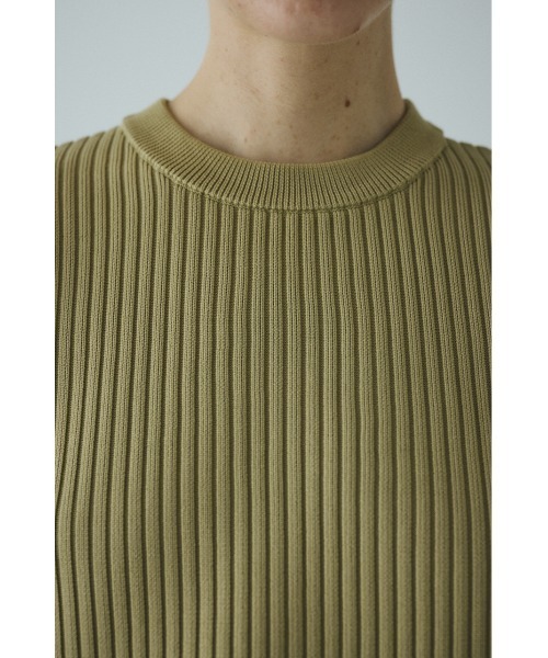 HeRIN.CYE(ヘリンドットサイ)の「Flare hem knit tops フレアヘムニットトップス(ニット/セーター・レディース・ブラック/レッド/ベージュ・FREE)」の7枚目の写真