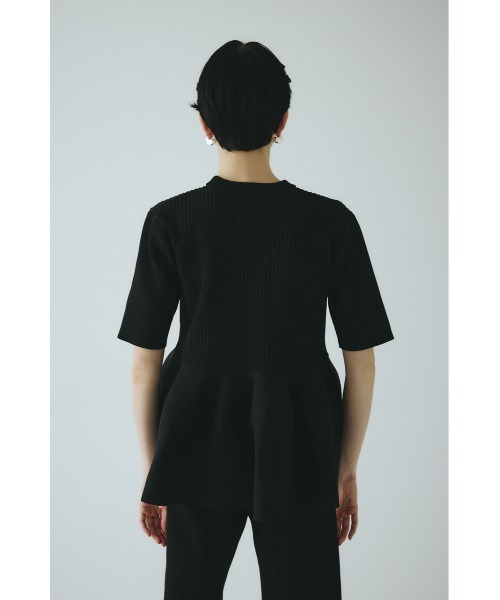 HeRIN.CYE(ヘリンドットサイ)の「Flare hem knit tops フレアヘムニットトップス(ニット/セーター・レディース・ブラック/レッド/ベージュ・FREE)」の13枚目の写真