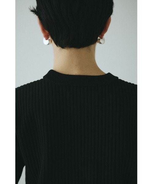 HeRIN.CYE(ヘリンドットサイ)の「Flare hem knit tops フレアヘムニットトップス(ニット/セーター・レディース・ブラック/レッド/ベージュ・FREE)」の15枚目の写真