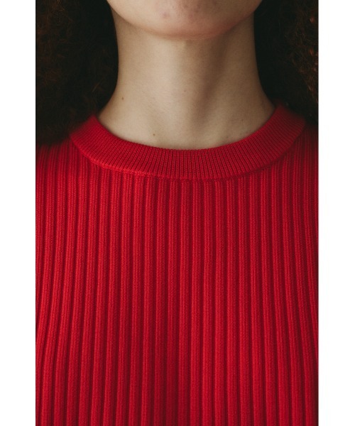 HeRIN.CYE(ヘリンドットサイ)の「Flare hem knit tops フレアヘムニットトップス(ニット/セーター・レディース・ブラック/レッド/ベージュ・FREE)」の21枚目の写真