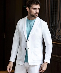 ホワイト テーラードジャケット COMME des GARCONS HOMME PLUS コムデギャルソンオムプリュス