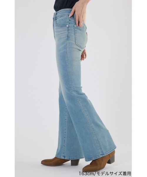RODEO CROWNS WIDE BOWL（ロデオクラウンズワイドボウル）の「Beautiful フレアデニム（デニムパンツ・レディース・ブルー/ワンウォッシュ/ダークブルー・SMALL/X-SMALL/MEDIUM）」の22枚目の写真