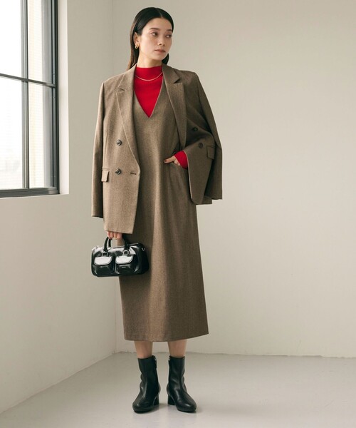 【美品】plantation ECOポリラックス　ジャンパースカート Plantation / (O) ECOポリラックス / ジャンパースカート(M black(26