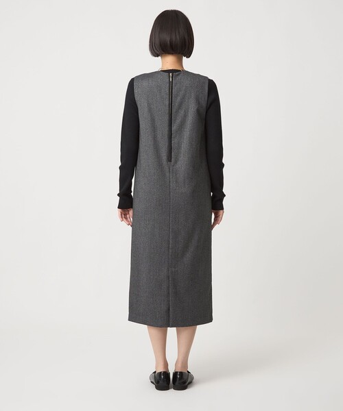 ホームスパン ジャンパースカート ストレッチ（ジャンパースカート