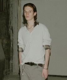 Jieda | VINTAGE LIGHT RIB HENRY NECK L/S(Tシャツ/カットソー)