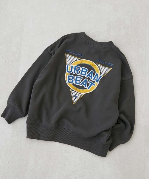 セール】デビラボ BIGシルエット プリント トレーナー（スウェット